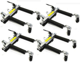 Stark USA 4-PC Hydraulic Car Dollies 12" Wheel Lift Positioning Jack Auto Dolly - KIT363