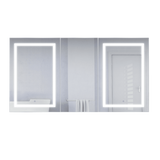 Krugg Svange 66"X 36" Double LED Medicine Cabinet with Dimmer & Defogger Svange6636DLLR - Backyard Provider