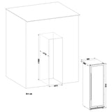 Lanbo 149 Bottles Triple Zones Stainless Steel Wine Coolers - LW144T