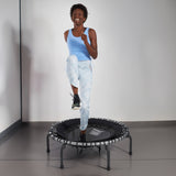 JumpSport 370 Home Gym 39" Heavy Duty Fitness Trampoline with 4-In-1 DVD, Black - 168416
