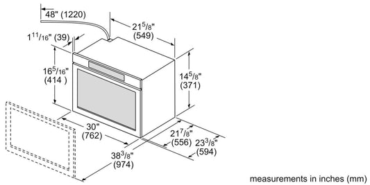 BOSCH 800 Series, 30" Drawer Microwave - HMD8053UC