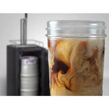 15 Wide Cold Brew Coffee Single Tap Black Commercial Kegerator - ICS15BBRNK