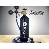 15 Wide Cold Brew Coffee Single Tap Black Commercial Kegerator - ICS15BBRNK