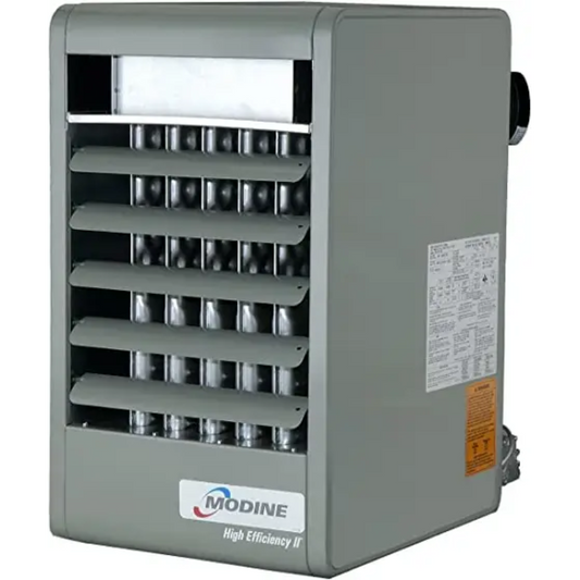 Modine Commercial Workspace Heater - 150K BTU/Intermittent Pilot Ignition/LP/Single Stage w/Aluminized Steel Heat Exchanger & Burner