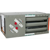 Modine Hot Dawg Garage Heater - 60K BTU/Direct Spark Ignition/LP/Blower/Single Stage w/Aluminized Steel Heat Exchanger