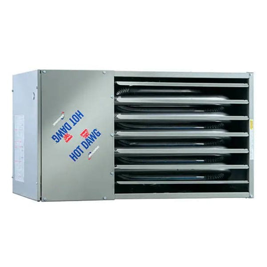 Modine Hot Dawg Garage Heater - 75K BTU/Direct Spark Ignition/LP/Separated Combustion/Single Stage w/Aluminized Steel Heat Exchanger