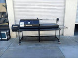 Moss Grills Ranch Style Barbecue Grill / Smoker, Rotisserie, Flat Plate - 201