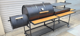 Moss Grills Ranch Style Barbecue Grill / Smoker, Rotisserie, Flat Plate - 201