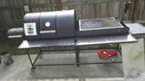 Moss Grills Ranch Style Barbecue Grill / Smoker, Rotisserie, Flat Plate - 201