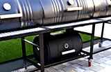 Moss Grills Commercial Triple Barrel Smoker BBQ Grill - 302