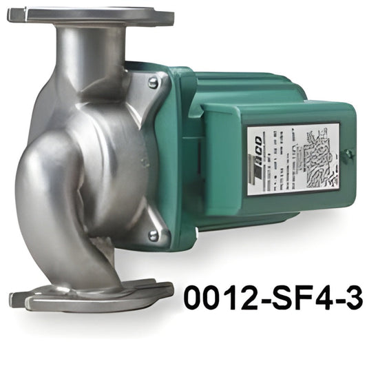 Taco 0012SF Stainless Steel Circulator 1/8 HP 1-1/2 Flanges Replaces 0012BF4 - 0012SF