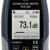 PCE 428 Class 2 Decibel Sound Meter (25 - 136dB) - PCE-428