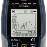 PCE 428 Class 2 Decibel Sound Meter (25 - 136dB) - PCE-428