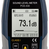 PCE 430 Class 1 Decibel Sound Meter (22 - 136dB) - PCE-430