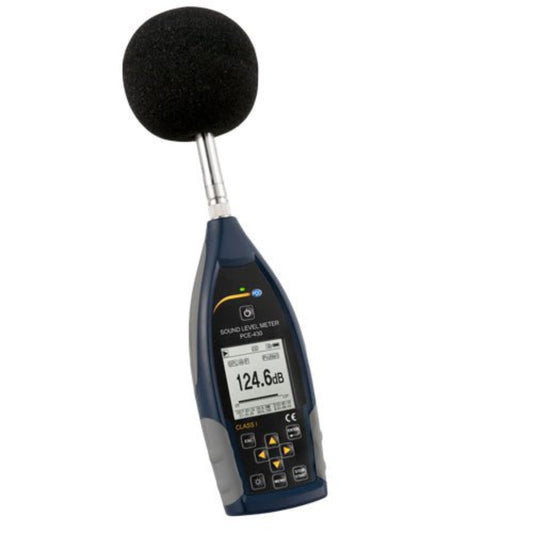 PCE 430 Class 1 Decibel Sound Meter (22 - 136dB) - PCE-430