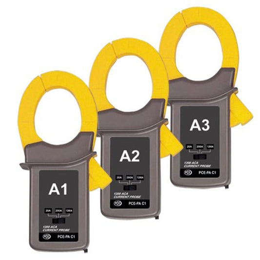 PCE PA 8300 1 Clamp Meter (With Current Clamps) - PCE-PA 8300-1