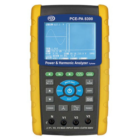 PCE PA 8300 2 Clamp Meter  (with Flexible Rogowski Coils) - PCE-PA 8300-2