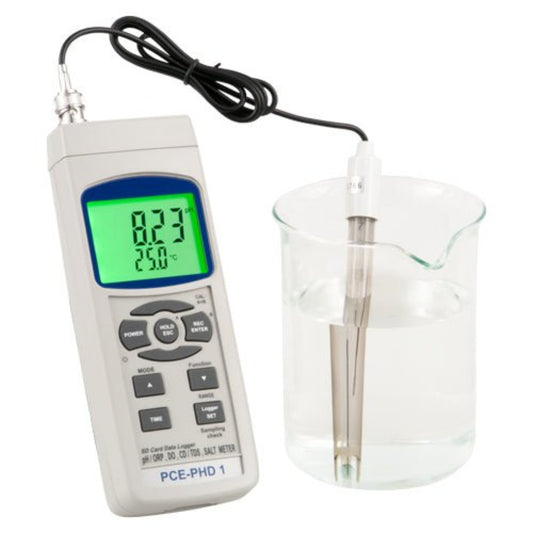 PCE PHD 1 Multifunction Data Logging pH Meter (0 - 14pH) - PCE-PHD 1