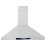 ProLine Wall Mounted Range Hood in Stainless Steel Modern Design, 900 CFM - PLFW 129E