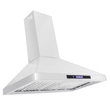 ProLine Stainless Steel Vent Hood, Wall Mounted Quiet Operation - PLFW 129J