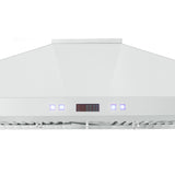 ProLine Stainless Steel Vent Hood, Wall Mounted Quiet Operation - PLFW 129J