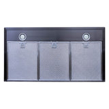 ProLine PLFW 520 Wall Mounted Range Hood, 600/1200 CFM, Convertible