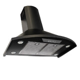 Proline Vector PLFW-Vector.30 Wall Range Hood, 600 CFM, Stainless/Black