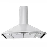 Proline Vector PLFW-Vector.30 Wall Range Hood, 600 CFM, Stainless/Black