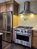 Proline Vector PLFW-Vector.30 Wall Range Hood, 600 CFM, Stainless/Black