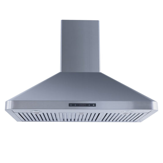 Proline Wall Mount Range Hood - 550 CFM | Stainless Steel | Space-Saving Under-Cabinet Design | Elite Dream Home Series - PLSW 129R