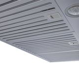 Proline Wall Mount Range Hood - 550 CFM | Stainless Steel | Space-Saving Under-Cabinet Design | Elite Dream Home Series - PLSW 129R