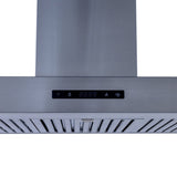 Proline Wall Mount Range Hood - 550 CFM | Stainless Steel | Energy-Efficient | Elite Dream Home - PLSW 755F