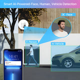 Zosi C225 4K 8CH 4 Camera Spotlight Security Camera System + 2TB Hard Drive - C225 4K 8CH 4