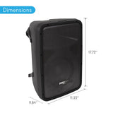 Pyle Stage and Studio 8 Inch Bluetooth PA Loud Speaker and 8 Channel Audio Mixer - 211818