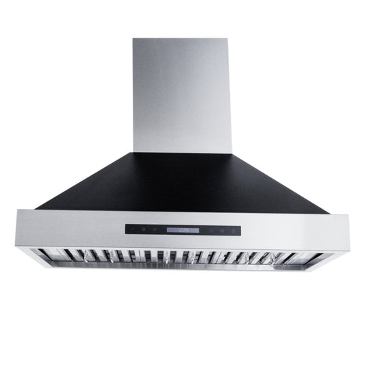 Proline King Air 30" Wall-Mounted Range Hood, 550/1200 CFM - PLSW-KING-AIR.30-BLACK
