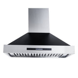 Proline King Air 30" Wall-Mounted Range Hood, 550/1200 CFM - PLSW-KING-AIR.30-BLACK
