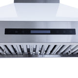 Proline King Air 30" Wall-Mounted Range Hood, 550/1200 CFM - PLSW-KING-AIR.30-BLACK