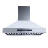 Proline King Air 30" Wall-Mounted Range Hood, 550/1200 CFM - PLSW-KING-AIR.30-BLACK
