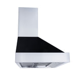 Proline King Air 30" Wall-Mounted Range Hood, 550/1200 CFM - PLSW-KING-AIR.30-BLACK