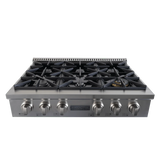 Proline PLSR 30, 36 and 48" Gas Range - 15,000 BTUs of Unmatched Performance in a Compact, Elegant Design - PLST 30G