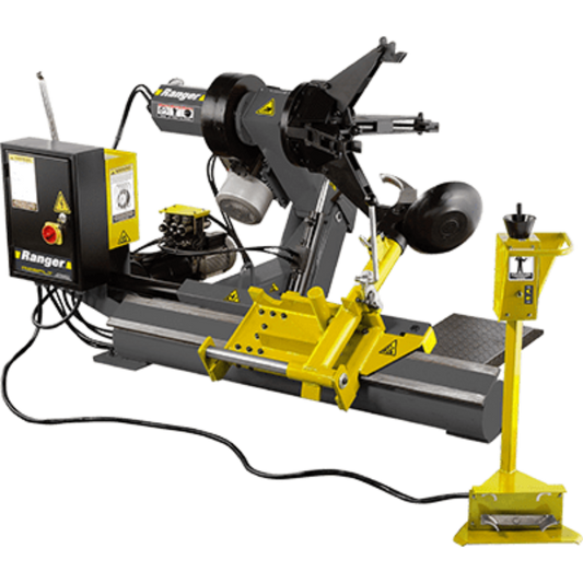 Ranger R26FLT Heavy-Duty Truck Tire Changer Joystick Control Gray-Yellow - 5140137