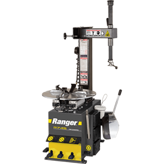 Ranger R745 Swing Arm Tire Changer 21" Capacity Gray-Yellow - 5140148