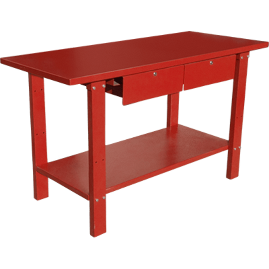 Ranger RWB-2D Heavy-Duty Work Bench, 2-Drawer, 1-Shelf - 5145330