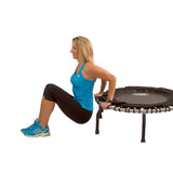 JumpSport 370 Indoor Lightweight 39-Inch Heavy Duty Fitness Trampoline, Black - 250169