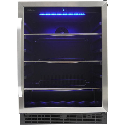 Danby - 5.3 Integrated Beverage Center, 138 Cans &amp; 6 Wine Bottles - SBC057D1BSS