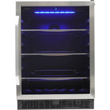 Danby - 5.3 Integrated Beverage Center, 138 Cans &amp; 6 Wine Bottles - SBC057D1BSS