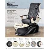 Pibbs Siena Pipeless Pedicure Spa With Shiatsu Massage Pibbs - PIB-PS-60