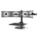 Innovative Winston Workstation Quad Monitor Adjustable Standing Desk Converter - 18192