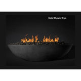 Slick Rock Concrete 60" Oasis Oval Fire Bowl with Match Ignition - KOF60MNG