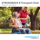 iDeal STRONGBACK 8 Transport Wheelchair - 1002